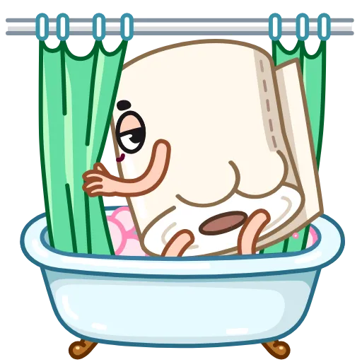 🍑 Стикер «Paper Boy» для Telegram