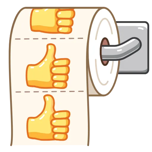 👍 Стикер «Paper Boy» для Telegram