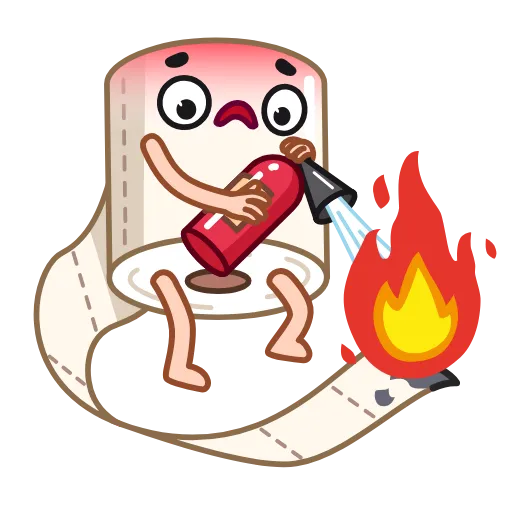 😰 Стикер «Paper Boy» для Telegram