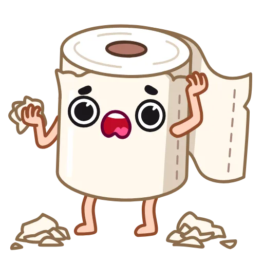 😨 Стикер «Paper Boy» для Telegram