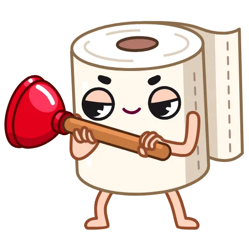 😈 Стикер «Paper Boy» для Telegram