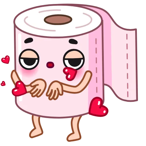 😘 Стикер «Paper Boy» для Telegram