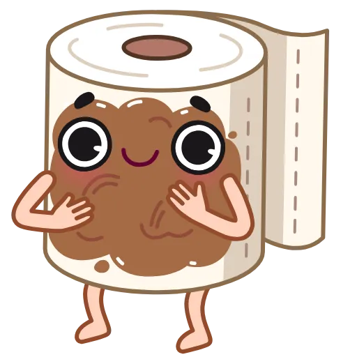 💩 Стикер «Paper Boy» для Telegram