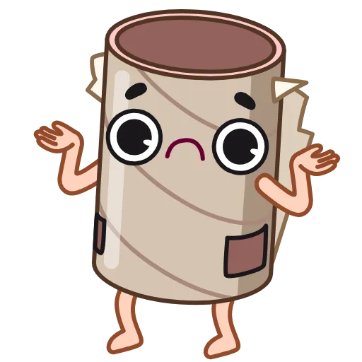 🤷‍♂️ Стикер «Paper Boy» для Telegram