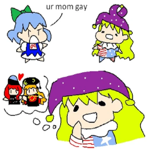 🏳️‍🌈 Стикер «Touhou Project» для Telegram