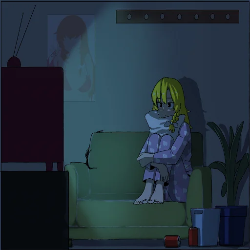 🛏 Стикер «Touhou Project» для Telegram