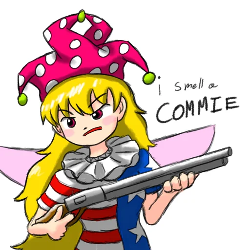 🇺🇸 Стикер «Touhou Project» для Telegram