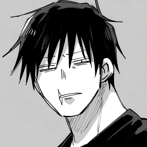 ✖️ Стикер «Toji Fushiguro Jujutsu Kaisen» для Telegram