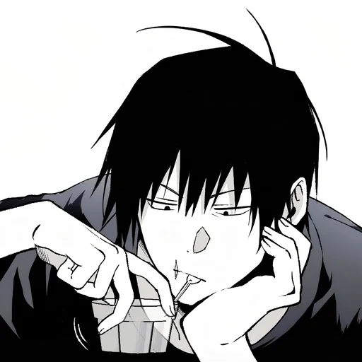 ✖️ Стикер «Toji Fushiguro Jujutsu Kaisen» для Telegram