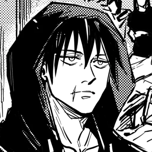 ✖️ Стикер «Toji Fushiguro Jujutsu Kaisen» для Telegram
