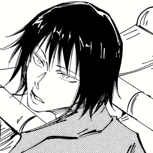 ✖️ Стикер «Toji Fushiguro Jujutsu Kaisen» для Telegram