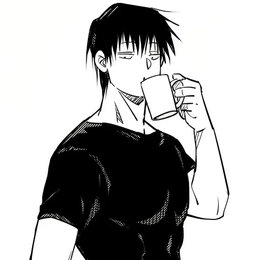 ✖️ Стикер «Toji Fushiguro Jujutsu Kaisen» для Telegram
