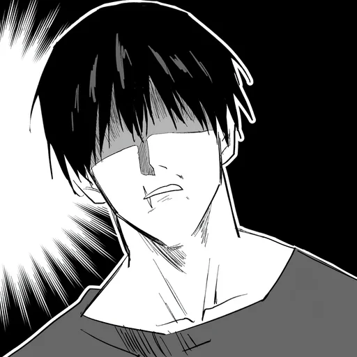 ✖️ Стикер «Toji Fushiguro Jujutsu Kaisen» для Telegram