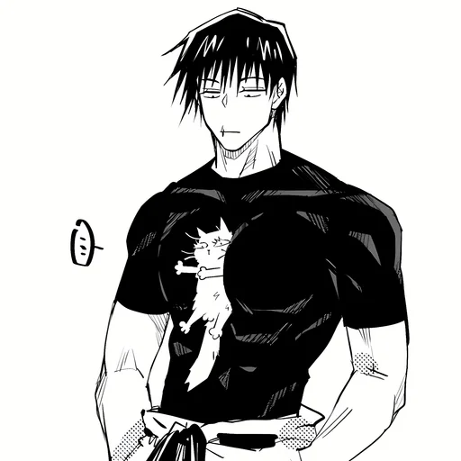✖️ Стикер «Toji Fushiguro Jujutsu Kaisen» для Telegram