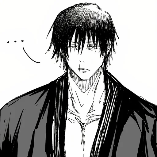 ✖️ Стикер «Toji Fushiguro Jujutsu Kaisen» для Telegram