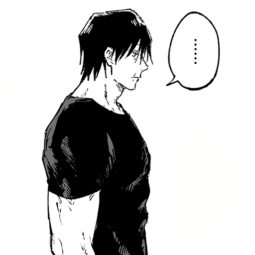 ✖️ Стикер «Toji Fushiguro Jujutsu Kaisen» для Telegram