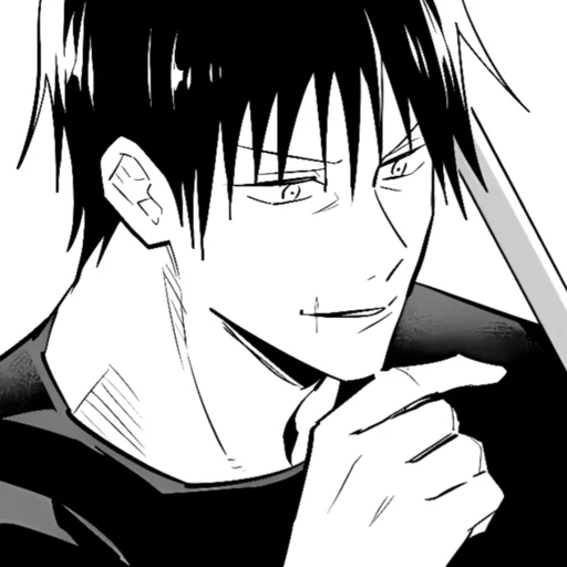 ✖️ Стикер «Toji Fushiguro Jujutsu Kaisen» для Telegram