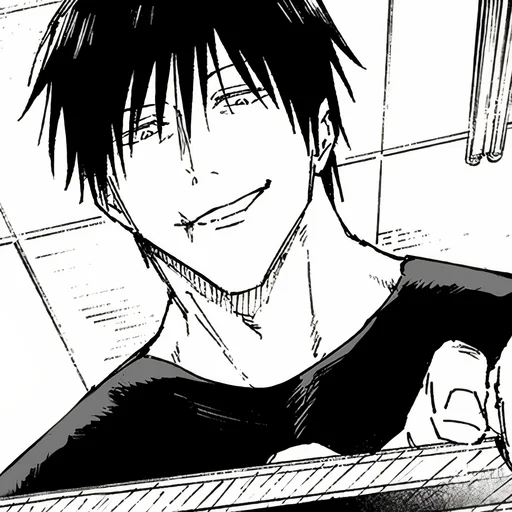 ✖️ Стикер «Toji Fushiguro Jujutsu Kaisen» для Telegram