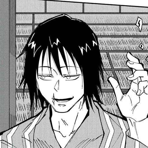 ✖️ Стикер «Toji Fushiguro Jujutsu Kaisen» для Telegram