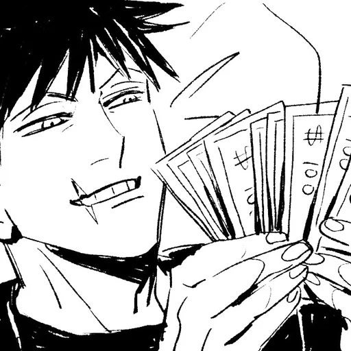 ✖️ Стикер «Toji Fushiguro Jujutsu Kaisen» для Telegram