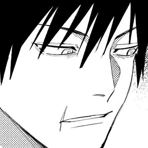 ✖️ Стикер «Toji Fushiguro Jujutsu Kaisen» для Telegram