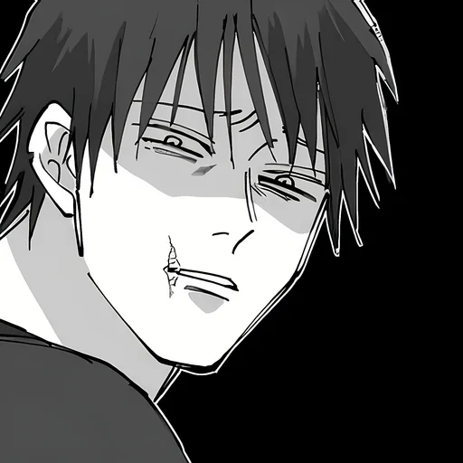 ✖️ Стикер «Toji Fushiguro Jujutsu Kaisen» для Telegram