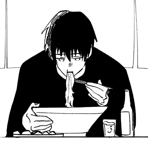 ✖️ Стикер «Toji Fushiguro Jujutsu Kaisen» для Telegram