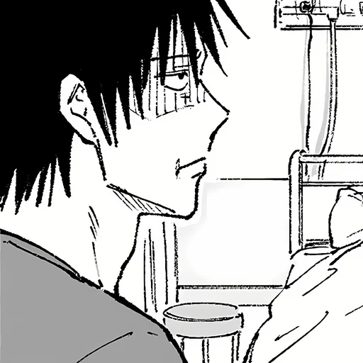 ✖️ Стикер «Toji Fushiguro Jujutsu Kaisen» для Telegram
