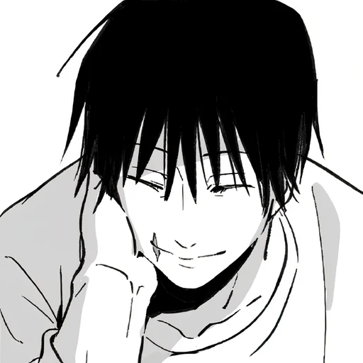 ✖️ Стикер «Toji Fushiguro Jujutsu Kaisen» для Telegram