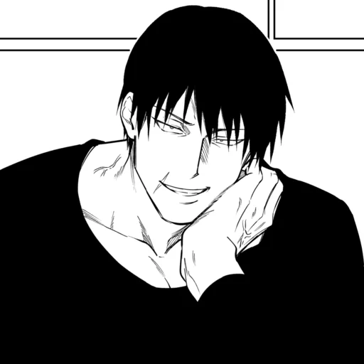 ✖️ Стикер «Toji Fushiguro Jujutsu Kaisen» для Telegram