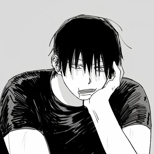 ✖️ Стикер «Toji Fushiguro Jujutsu Kaisen» для Telegram