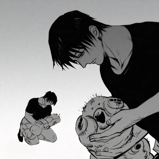 ✖️ Стикер «Toji Fushiguro Jujutsu Kaisen» для Telegram