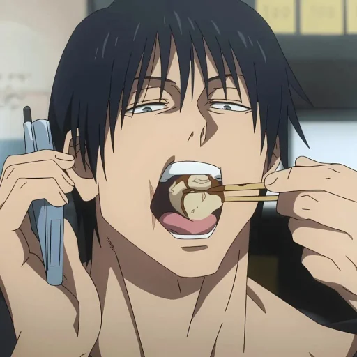 🥢 Стикер «Toji Fushiguro - Jujutsu Kaisen» для Telegram