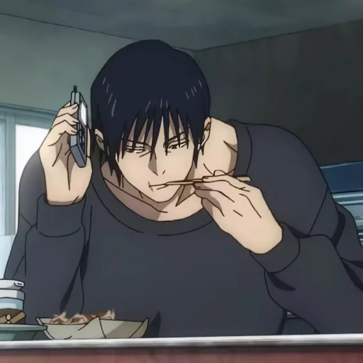 🥢 Стикер «Toji Fushiguro - Jujutsu Kaisen» для Telegram