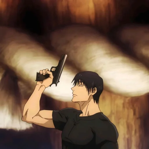 🥢 Стикер «Toji Fushiguro - Jujutsu Kaisen» для Telegram
