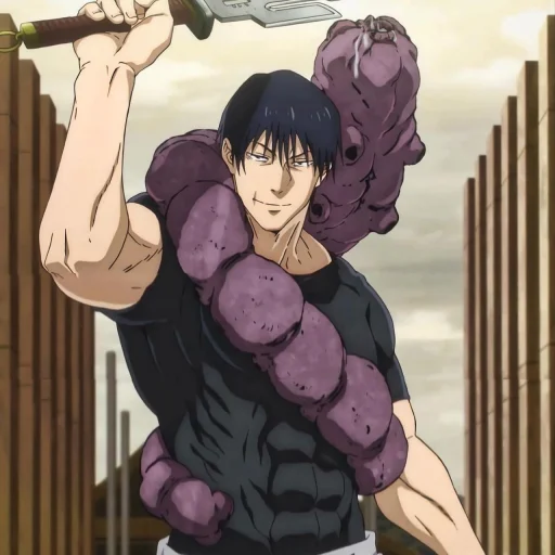 🥢 Стикер «Toji Fushiguro - Jujutsu Kaisen» для Telegram