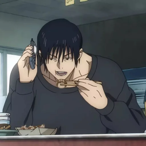 🥢 Стикер «Toji Fushiguro - Jujutsu Kaisen» для Telegram