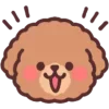 😊 Эмодзи «Той пудель» для Telegram