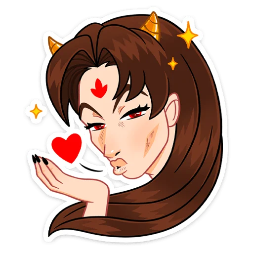 😘 Стикер «Токанава Тояма» для Telegram