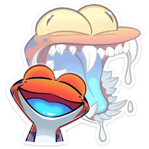 👹 Стикер «Токи без надписей» для Telegram