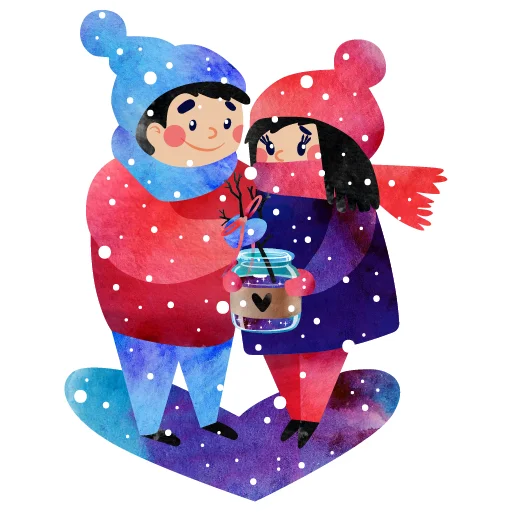 👬 Стикер «love_story» для Telegram