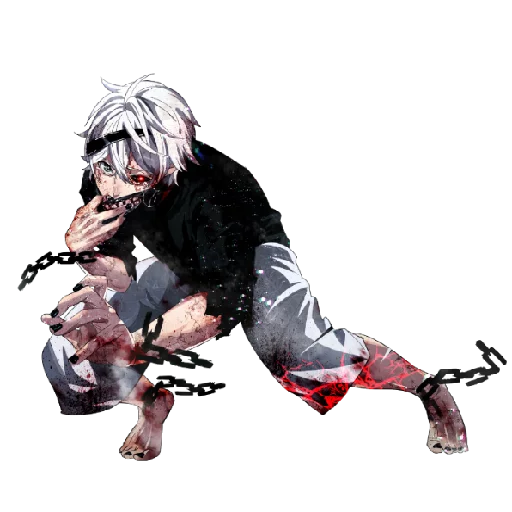 👿 Стикер «Tokyu Ghoul» для Telegram