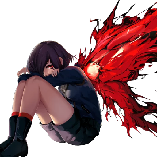 😔 Стикер «Tokyu Ghoul» для Telegram