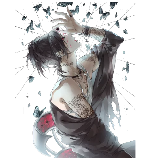 ☺️ Стикер «Tokyu Ghoul» для Telegram