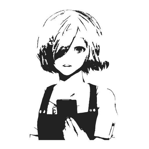 Стикер 38 adaptive #anime #cartoons #decor #static #vector