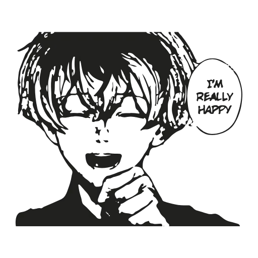 Стикер 18 adaptive #anime #cartoons #decor #static #vector
