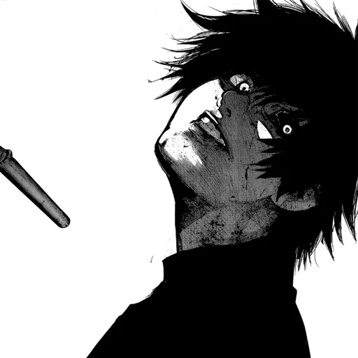 🤡 Стикер «tokyo ghoul прикольчики)))» для Telegram