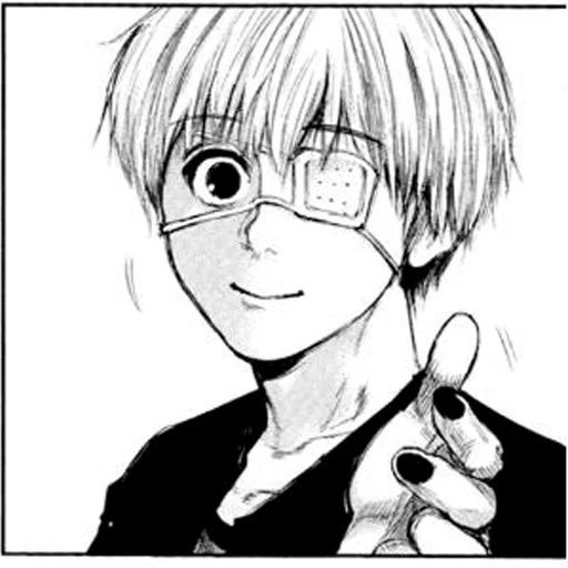 🤗 Стикер «tokyo ghoul прикольчики)))» для Telegram