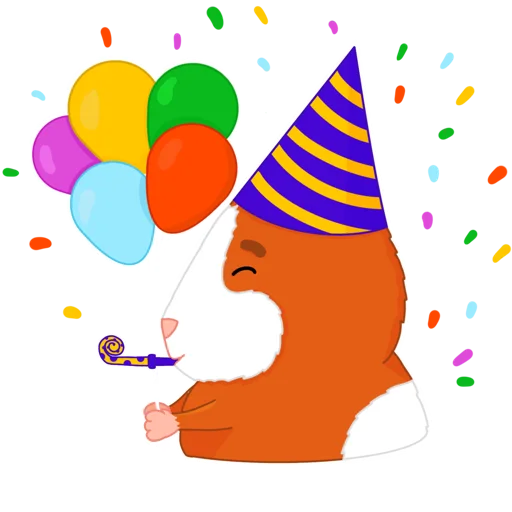 🥳 Стикер «Tolstaya Svinka» для Telegram