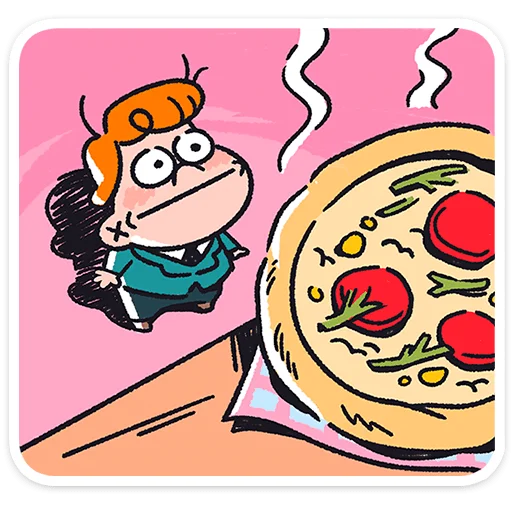 🍕 Стикер «Толя» для Telegram